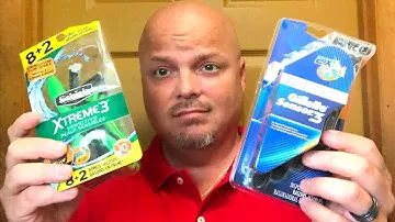 Бритье головы: Gillette Sensor 3 против Schick Extreme 3